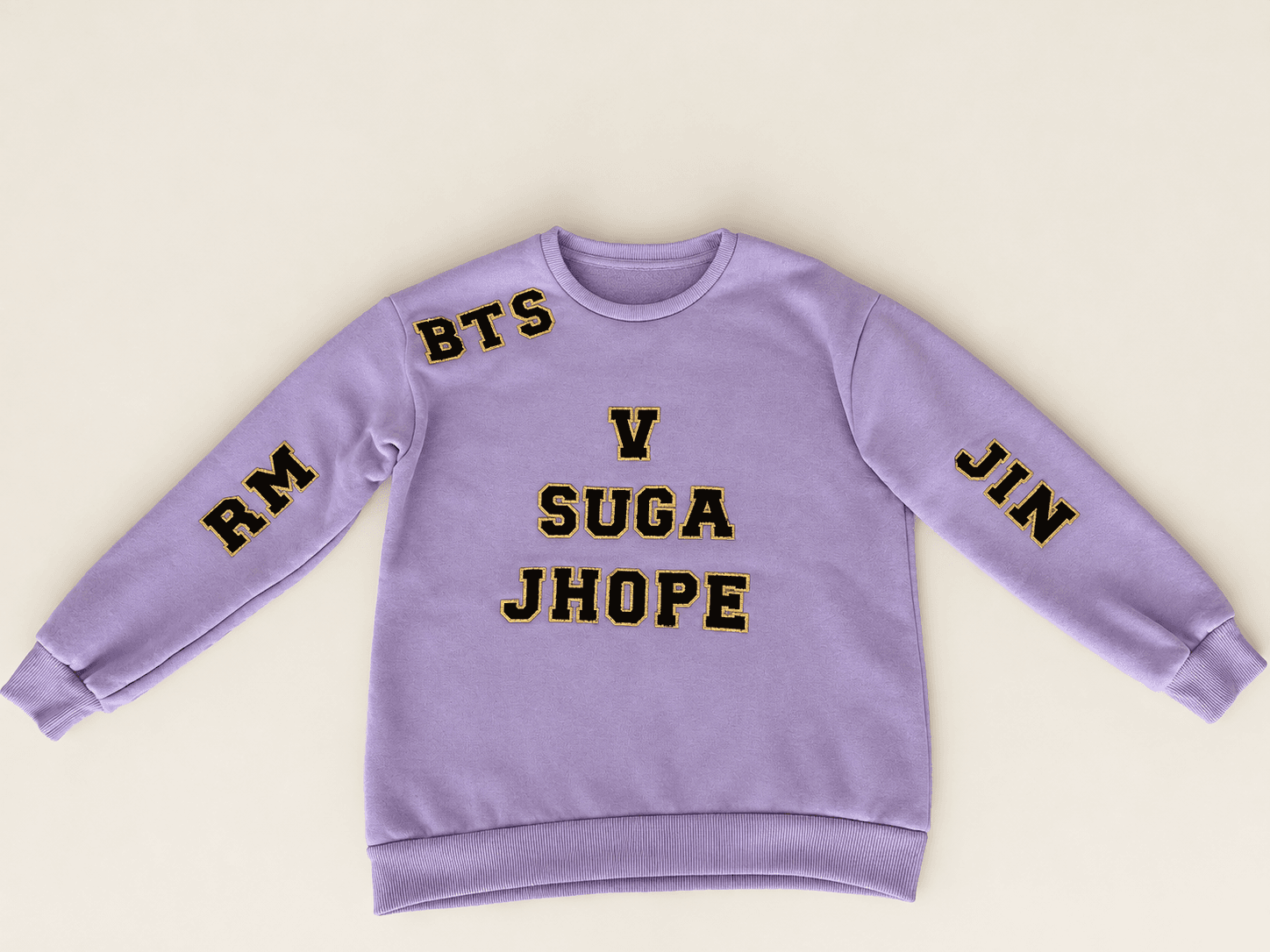 BTS OT7 Sweatshirt - Purple
